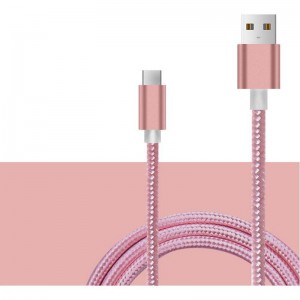 Typ C zu USB Nylon Kabel